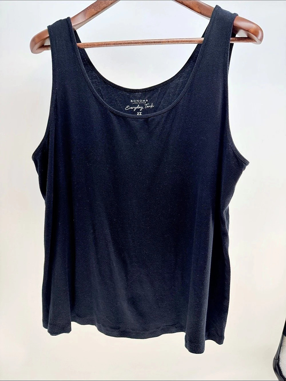 Sonoma Life + Style Everyday Tank Black 2X